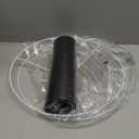 Black Lamp Shade, Large Drum Lampshade 13in Top x 13in Bottom x 10in High, Replacement Lamp Shade Natural Linen Hand Crafted for Table Lamps Floor Lamps Chandelier Lamp, Easy Assembly Required