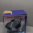 Bed Vacuum Cleaner Mattress Vacuum with UV 16Kpa Suction Filter 253.7nm UV-C Light & 30000 RPM/Min Brushroll Rotation & Heating & Ultrasonic Quintuple Tech, Widened Suction Port, 500W, Corded