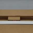 KAMANINA 1 Inch Double Curtain Rods 66 to 120 Inches (5.5-10 Feet), Heavy Duty Adjustable Double Curtain Rods for Windows, White Drapery Rods with End Caps