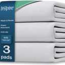 Inspire Washable Bed or Chair Pads | 3 Pack Waterproof Mattress Chucks Pad | Reusable Chux | for Adults Babies and Pets