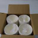 JOLLY CHEF 12 oz Paper Coffee Cups 100 Pack, Disposable Hot Paper Cups for Party, Office, Home, Travel (White)