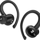 Monster N-Lite 216 Wireless Earbuds, Sports Earbuds with Earhooks, Noise Cancelling Headset, Stereo Deep Bass Over Ear Buds 48H Playtime, IPX6 Waterproof Earphones for Sports/Running/WorkoutBlack