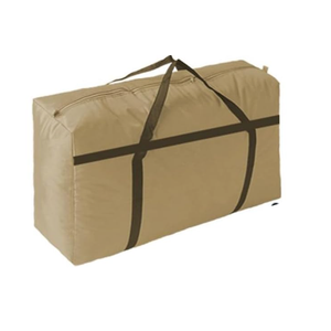 1 PCS Thicken Waterproof Moving Bag,Comforter Storage Bag Foldable Travel Duffle Bag,Space Saving Storage Bag for Closet Blankets Clothes (Khaki,73x50x27cm) (73x50x27cm, Khaki)