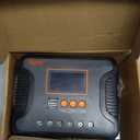 PowMr 80A PWM Solar Charge Controller, 12V 24V 36V 48V Auto, LCD Display and Dual USB Output, Fit for AGM, Gel, FLD, Lead-Acid and Lithium Battery【Update Version】
