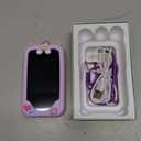 Kids Smart Phone for Girls, Christmas Birthday Gifts for Girls Age 3-10 Kids Toys Cell Phone, 2.8" Touchscreen Toddler Learning Play Toy Phone with Dual Camera, Game, Music Player, 8GB Card Purple