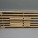 Whitmor Wood Household Shelves 2 Tier 10.25 inches x 24.75 inches x 11.5 inches