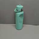 Hydro Flask Water Bottle - Insulated Stainless Steel - Wide Straw Lid, Non Spill, Leakproof in 40 Oz Mermaid Green