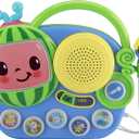 eKids Cocomelon Toy Singalong Boombox with Microphone and Built-in Music, Toddler Toys for Fans of Cocomelon Gifts