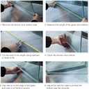 4 Pack Frameless Shower Door Bottom Seal, 1/4 x 39 Clear PVC Shower Seal Strip for 1/4 Inch Glass Shower Door Stop Shower Leaks