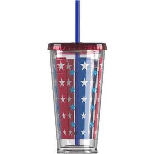 Luum Glo&Go Led 18 Oz Tumbler Stars