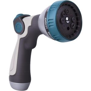 Garden Hose Nozzle  8-Pattern Hose Sprayer with Thumb Control  Watering Tool for Garden, Car Wash, Lawn Care & Pet Shower (1a.Blue)