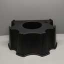 55-Gallon Rain Barrel Stand, Made from 100% Recycled Material, Black