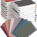 Dynta Small Top Spiral Notebooks Bulk 3x5 Inch, 50 Packs Pocket Notepad, Mini Pads 10 Morandi Colored, Memo Notepads for Home, School, College, Office, Work, Travel, 60 Sheets/120 Pages