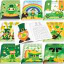 Faccito 24 Pcs St. Patrick's Day Coloring Book for Ireland Coloring Book Bulk Irish Mini DIY Art Drawing Activity Set for St. Patrick's Day Classroom Activities Party Supplies