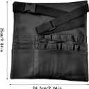 22 Pockets Professional Cosmetic Makeup Brush Bag with Artist Belt Strap