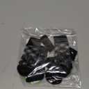 EXPAWLORER Anti Slip Dog Socks to Prevent Licking Paws, Dog Shoes for Hot Pavement, Dog Booties for Small Medium Large Senior Dogs, Traction Control Boots & Paw Protectors for Hardwood Floors (XX-Small (4 Count), Black Grey Plaid)