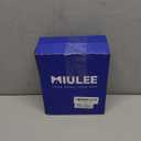 MIULEE Sage Green Sheer Curtains 84 Inches Long, 4 Panels Set, Light Filtering Rod Pocket Voile Drapes Window Treatments, Semi Transparent Airy Fabric for Bedroom and Living Room, 42 x 84 Inches