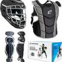 CHAMPRO Optimus Pro Fastpitch Catcher's Kit, Ages 12+, Black