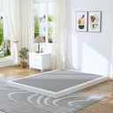 HOBINCHE Low Profile Box Spring King Size, 3 Inch Box Spring for King Bed, Heavy Duty Mattress Foundation, Metal Bed Base/Noise Free/Non-Slip/Easy Assembly