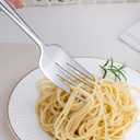 GoGeiLi Stainless Steel Large Serving Fork Set, 9.5-inch Big Serving Fork for Party, Banquet, Buffet, Dishwasher Safe, Set of 3