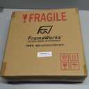 FrameWorks 12x12 mat to 8x8 Classic Wooden Picture Frames Tempered Glass/White / 6-Pack