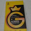 GVIEWIN Screen Protector for iPhone 15 Pro Max + Camera Lens Protector, Bubble-and-Dust-Free HD Tempered Glass, [9H Hardness+Military-Grade Protection] Easy Installation Exclusively for iPhone 15 Pro Max Full Coverage Screen Protector