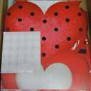 4 Pack Large Valentines Day Decorations Outdoor Valentine's Day Yard Stakes Signs LED Lighted Gnome Heart Outdoor Decorations with Stakes Yard Decor with 9.84 ft String Light for Garden Party