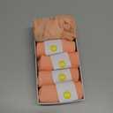 WANDER No Show Socks Women Low Cut Thick Cushion Cotton Crew Non Slip Invisible Casual Socks 6 Pairs(Large, Pink)