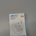 4-in-1 Retractable Gan Wall Charger Plug for iPhone 17 USB C,Travel Essentials Brick Multiport,3ft Lightening+ Type C Cables,40W Fast Charging Foldable Block for iPhone 17 Pro/16/15/14/13,iPad,Galaxy