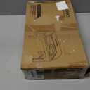 Feandrea Dog Bowls Elevated, Raised Stand with 1 Slow Feeder and Two 304 Stainless Steel Bowls, Adjustable Height and Tilted Design, Dove BLACK UPRB103GD01