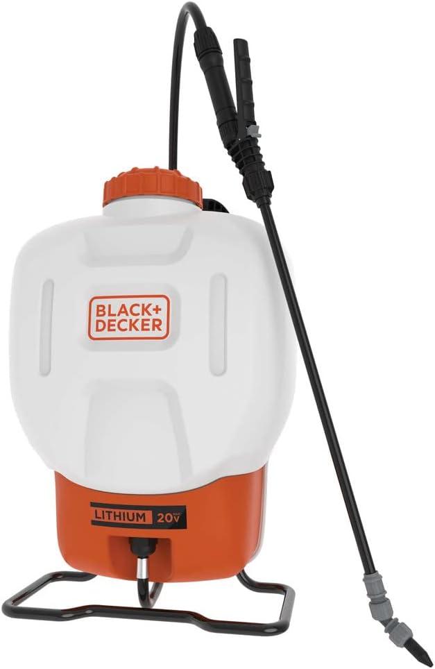 BLACK+DECKER Battery Powered 4-Gallon Backpack Sprayer, Battery and Charger Included