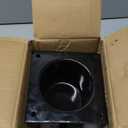 Heavy Black Enamel Fire Pot and Hot Rod Ignitor Kit Replacement Parts for Traeger and Pit boss and Camp Chef Pellet Grill (Enamel Fire Pot and Hot Rod)