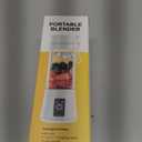 Cordless Portable Personal Size Blender - Mini Blender Make Smoothies and Shakes, 380Ml BPA Free Travel Cup, Powerful Blending Suit in Office/Home/Gym (White)