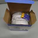 2 Packs Smoke and Carbon Monoxide Detector Powered by Battery,Smoke Detector Carbon Monoxide Detector Combo with Large LCD Display, Portable Fire Alarm Smoke Detector, OL0902U