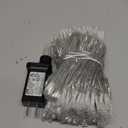 JMEXSUSS Warm White Christmas Lights for Bedroom, 300 LED String Lights Indoor Outdoor Waterproof Clear Wire, 8 Modes Fairy String Lights Plug in for Christmas Tree Bedroom Holiday Christmas Decor