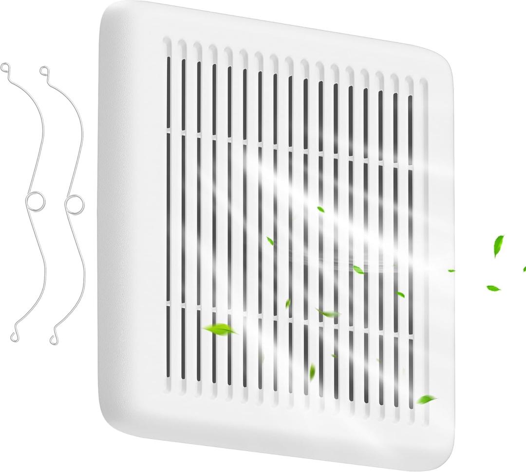 11.5" x 12" Bathroom Fan Grille Cover Compatible with Bro-an-Nu-Tone FGR300 Replacement Grille Cover for Bathroom Ventilation Fans Fits Roomside Series Bathroom Ventilation Fan