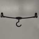 Plastic Bra Hangers with Clips for Delicates, Black