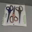 Scissors 8.5 Inch scissors all purpose Bulk Set of 3, Scissors for Office Home School Craft Supplies, Soft Comfort-Grip Right/Left Hand, Navy Blue, Pink, Brown