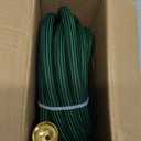 Garden Hose 25 ft NON-EXPANDABLE Water Hose, Flexible & Lightweight Kink Resistant Hybrid Hose, Leak-Proof Heavy Duty, Super Durable Fabric with 3/4" Solid Brass Connectors (Green)