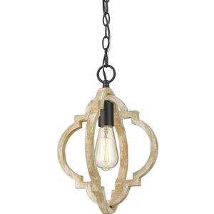 Pendant Lights for Kitchen Island, Farmhouse Wood Light Fixtures, Adjustable Height Hanging Pendant Lights for Foyer, Dining Room, Entryway