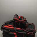 4 Ball Bowling Bag with Wheels, 3 Ball Bowling Bags Roller with 1 Ball Add On Bag, Multi-Pockets & Shoe Compartment (Fits Up to Size 16)
