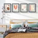 Frametory, Floating Picture Frame 11x14 - Black Aluminum Metal Photo Frame - Real Glass of Front - for Wall Mount Displays