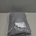 Yakamok 100% Blackout Curtains 84 Inches Long, 1 Thick Layers Heat and Full Light Blocking Soft Thermal Insulated Drapes for Bedroom (52" Wide Each Panel, Grey, 1 Panel)