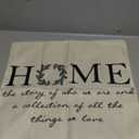 Mancheng-zi Home Sweet Home Pillow, Farmhouse Pillow Covers 18x18, Our Guest Pillow (Color-5)