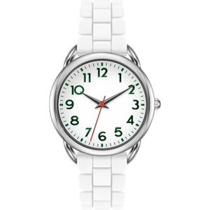 35MM Women's Watch Big Face Easy Reader Water Proof (White)