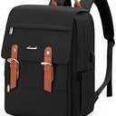 LOVEVOOK Laptop Backpack for Women, 15.6 Inch Vintage Travel Backpack Purse â€“ Airline Approved Large Computer Bag, Lightweight for Nurse Teacher