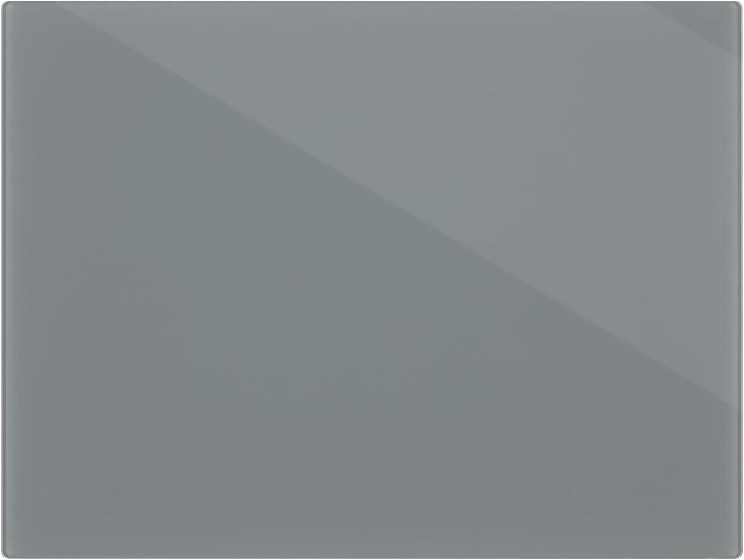 Grey Tempered Glass Palette 12x16 Tabletop Rectangle  Scratch-Resistant, Easy-to-Clean Artist Palette for Precise Color Mixing, Reduced Glare, Solvent-Resistant