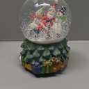 Topadorn Christmas Snow Globe Water Ball Snowman with Music, Christmas Holiday Decorations with Music Box, Festival Decor and Gifts