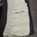 Celine Linen Luxury Wrinkle Resistant -Wrap Around Style- Elastic Bed Wrap Ruffled Bed Skirt 16inch Drop, Queen/King, Cream