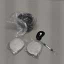 Nessus Reusable Pod Kit for Nespresso Pods Vertuo, Reuse Old Coffee Pods for Nespresso Vertuo: 100 Pcs Aluminum Foil Seal Lid, Holder, Brush, Refillable Vertuo Plus Next Capsule Machine(No Pods Come) (Black)